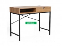 BIURKO B-027 DĄB/CZARNY