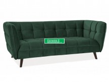 SOFA CASTELLO 3 VELVET ZIELONY BLUVEL 78 / WENGE