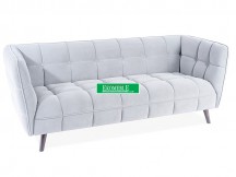SOFA CASTELLO 3 VELVET J. SZARY BLUVEL 03 / WENGE