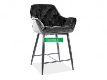 HOKER CHERRY H-2 VELVET CZARNY STELAŻ/CZARNY BLUVEL 19