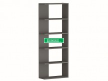 REGAŁ CORNER ANTRACYT 170X60