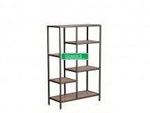 REGAŁ COSTA B DĄB/CZARNY