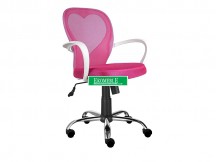 FOTEL OBROTOWY DAISY RÓŻOWY