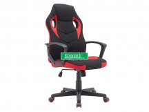 FOTEL OBROTOWY DAKAR CZARNY/CZERWONY