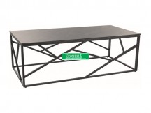 ŁAWA ESCADA A III SZARY EFEKT MARMURU/CZARNY 120X60