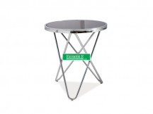 STOLIK FABIA C CZARNY/CHROM FI 45