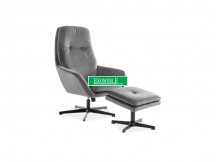 FOTEL FORD VELVET SZARY BLUVEL 14