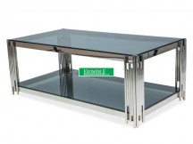 ŁAWA FOSSIL A SZKŁO DYMIONE/SREBRNY 120X60