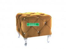 PUF HESTIA K VELVET CURRY BLUVEL 68/ SREBRNY