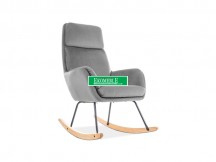 FOTEL HOOVER VELVET SZARY BLUVEL 14