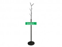 WIESZAK LETA KOLOR CZARNY+CHROM