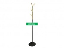 WIESZAK LETA KOLOR CZARNY+ZŁOTY