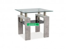 ŁAWA LISA D TRANSP./BETON 60X60X55