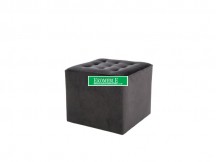 PUF LORI VELVET CZARNY BLUVEL 19