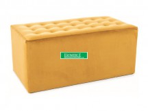 PUF LORI 2 VELVET CURRY BLUVEL 68