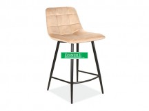 HOKER MILA H-2 VELVET CZARNY STELAŻ/BEŻ BLUVEL 28