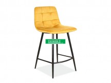 HOKER MILA H-2 VELVET CZARNY STELAŻ/CURRY BLUVEL 68