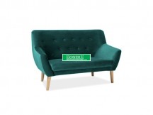 SOFA NORDIC 2 VELVET KOLOR ZIELONY TAPICERKA BLUVEL 78 / BUK