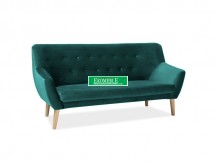 SOFA NORDIC 3 VELVET KOLOR ZIELONY TAPICERKA BLUVEL 78 / BUK