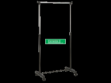 WIESZAK NOVA CHROM/CZARNY