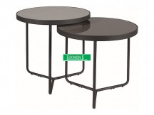 ŁAWA PENELOPE SZARY+JASNY SZARY/CZARNY (ZESTAW)