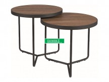 ŁAWA PENELOPE ORZECH/CZARNY (ZESTAW)