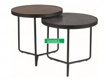 ŁAWA PENELOPE BRĄZ+SZARY (EFEKT KAMIENIA)/CZARNY (ZESTAW)