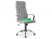 FOTEL OBROTOWY Q-136 SZARY