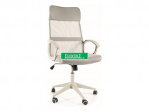 FOTEL OBROTOWY Q-026 SZARY