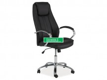 FOTEL OBROTOWY Q-036 CZARNY