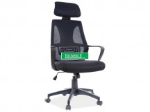 FOTEL OBROTOWY Q-935 CZARNY