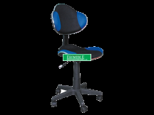 FOTEL OBROTOWY Q-G2 NIEBIESKO/CZARNY