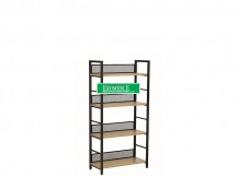 REGAŁ RAW R4 DĄB/CZARNY