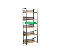 REGAŁ RAW R5 DĄB/CZARNY