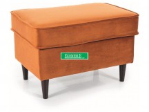 PODNÓŻEK RON VELVET CYNAMON BLUVEL 4215 / WENGE (P)