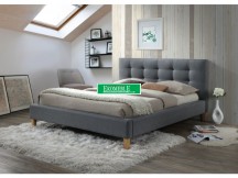 ŁÓŻKO TEXAS 140X200 KOLOR SZARY/DĄB TAP. 23