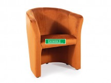 FOTEL TM-1 VELVET CYNAMON BLUVEL 4215 / WENGE