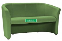 SOFA TM-3 ZIELONA EK-11 / WENGE