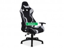 FOTEL OBROTOWY VIPER CZARNY/SZARY
