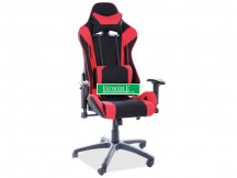 FOTEL OBROTOWY VIPER CZARNY/CZERWONY