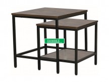 ŁAWA WENDY B BRĄZ RUSTYKALNY/CZARNY (ZESTAW)